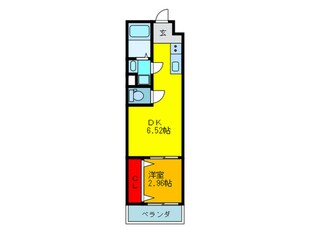 ドゥエリング千林商店街の物件間取画像